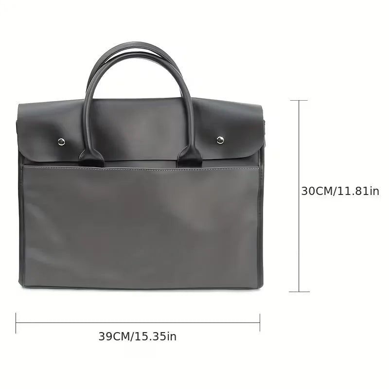 Structured Laptop Bag with Double Handles