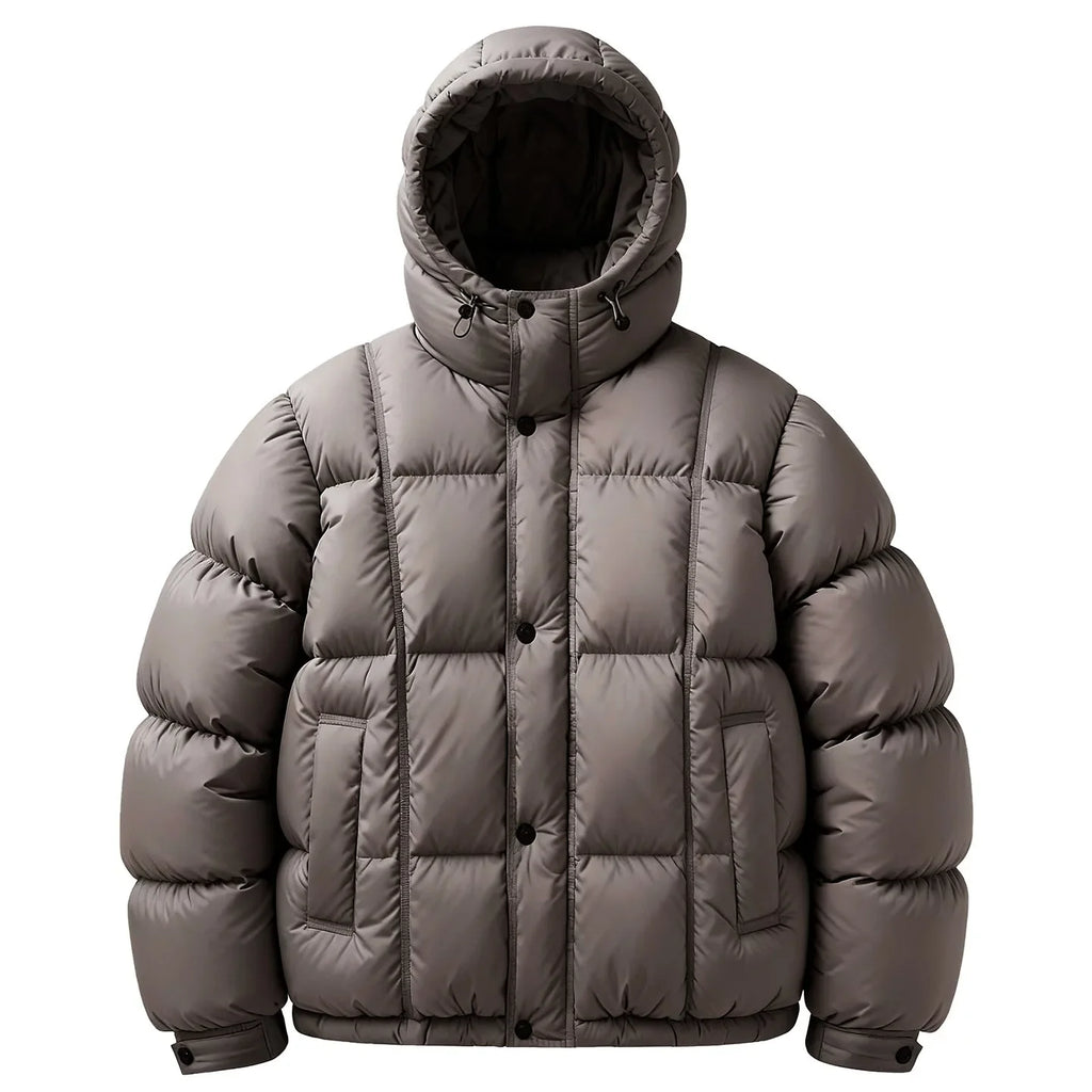 Men's Puffer Jacket with Hood – Style 6