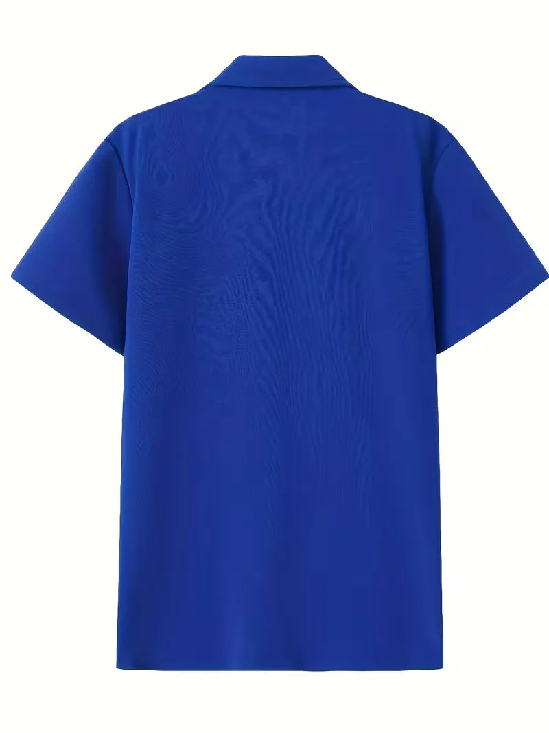 Men's Textured Short Sleeve Shirt