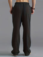 Men's Wide-Leg Joggers – Relaxed Lounge Fit, S to 5XL