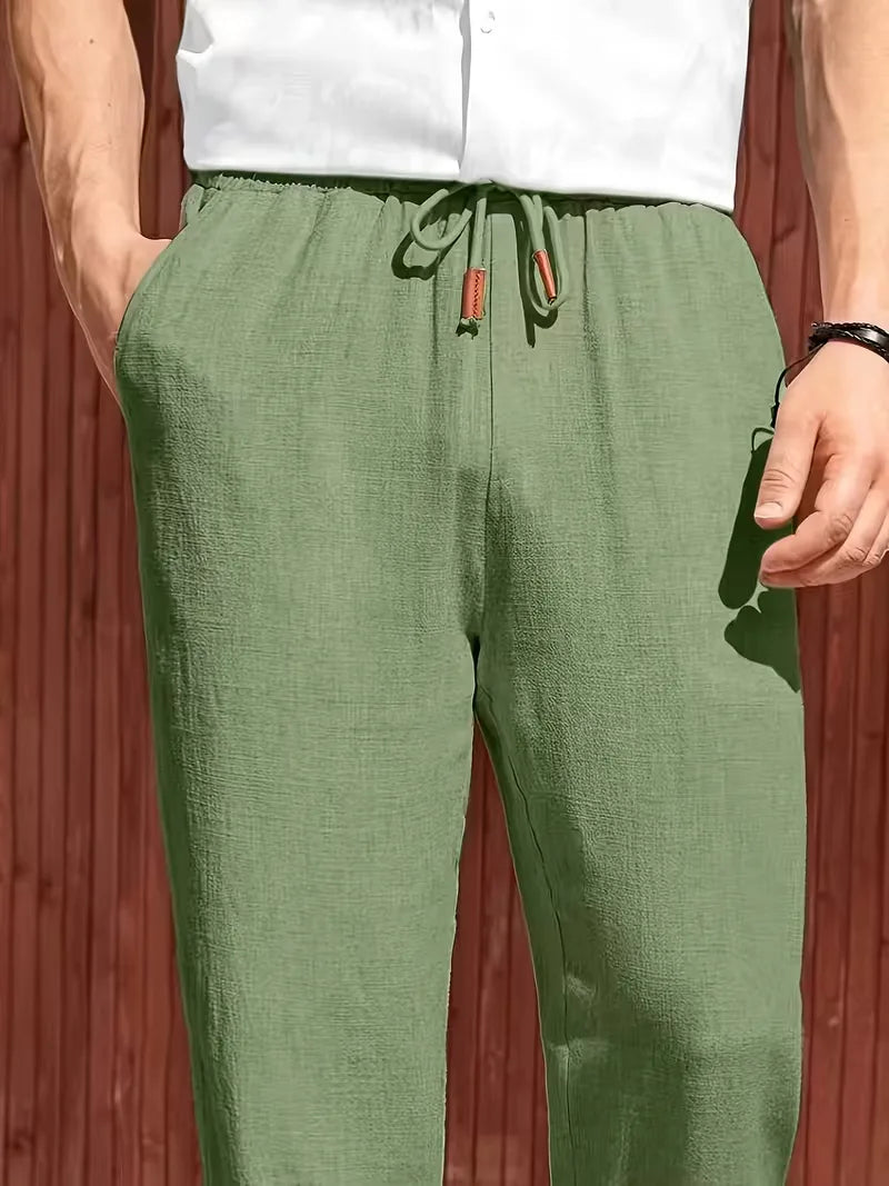 Men's Lightweight Drawstring Trousers
