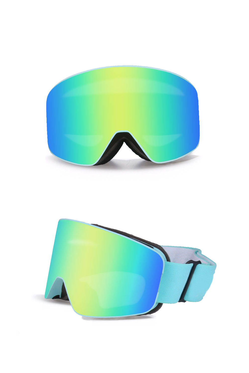 Men's Dual-Lens Ski Goggles – Anti-Fog UV-Protective Wind-Resistant