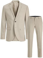 Men's Super-Slim Formal Suit Set – Streamlined Two-Piece Tailoring