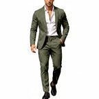 Men's Lightweight Two-Piece Suit – Refined Tailoring