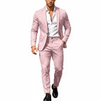 Men's Lightweight Two-Piece Suit – Refined Tailoring