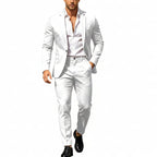 Men's Lightweight Two-Piece Suit – Refined Tailoring