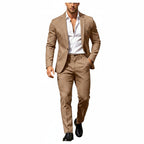 Men's Lightweight Two-Piece Suit – Refined Tailoring