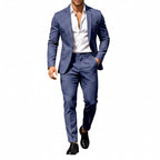 Men's Lightweight Two-Piece Suit – Refined Tailoring