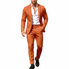 Men's Lightweight Two-Piece Suit – Refined Tailoring