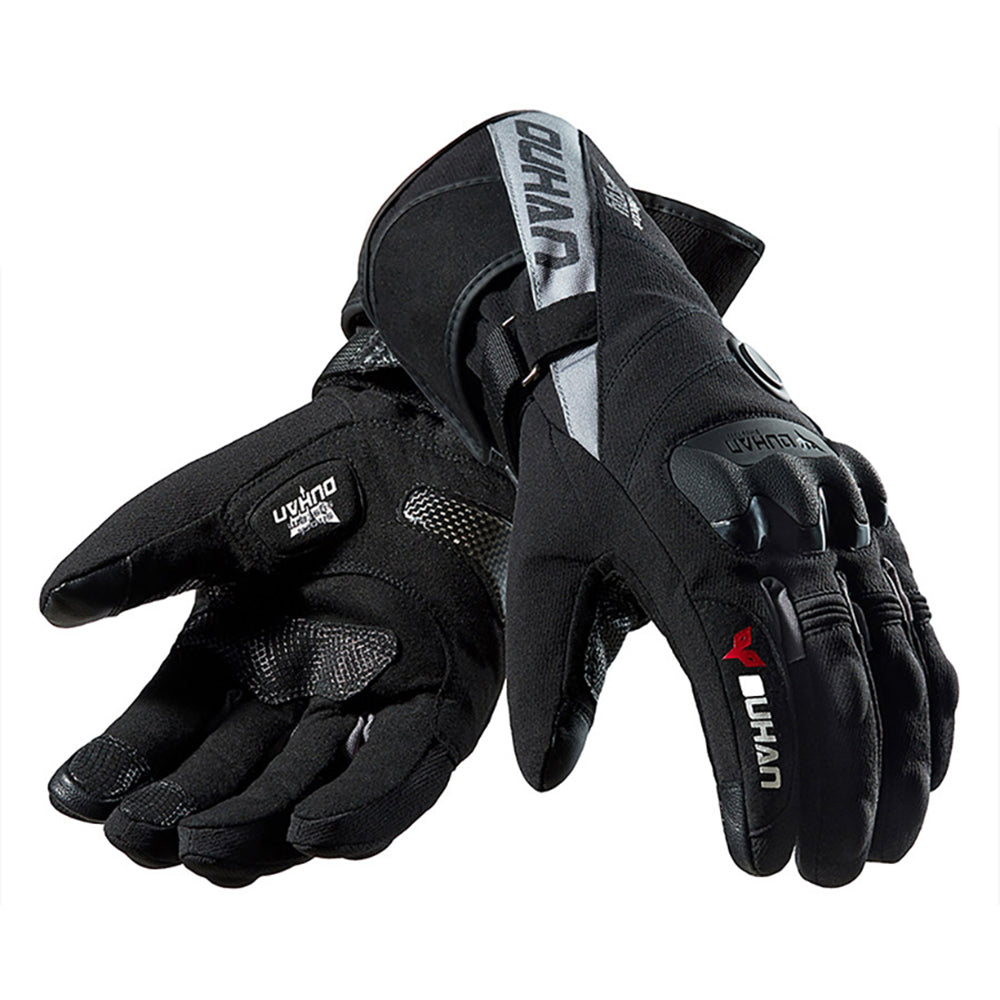 Men's Battery-Heated Waterproof Motorcycle Gloves