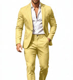 Men's Lightweight Two-Piece Suit – Refined Tailoring