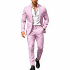 Men's Lightweight Two-Piece Suit – Refined Tailoring