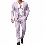 Men's Lightweight Two-Piece Suit – Refined Tailoring