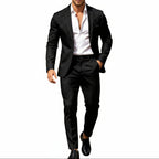 Men's Lightweight Two-Piece Suit – Refined Tailoring