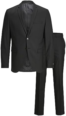 Men's Super-Slim Formal Suit Set – Streamlined Two-Piece Tailoring