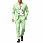 Men's Lightweight Two-Piece Suit – Refined Tailoring
