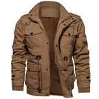 Men's Fleece-Lined Utility Winter Jacket