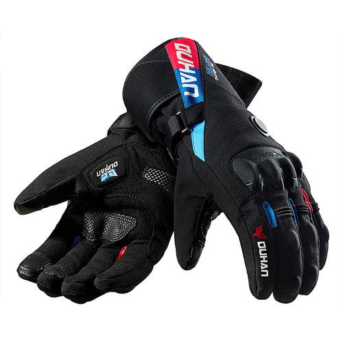 Men's Battery-Heated Waterproof Motorcycle Gloves