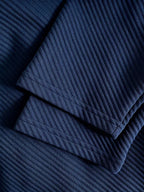 Men's Blazer with Knitted Texture