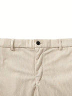 Men's Straight-Leg Corduroy Trousers