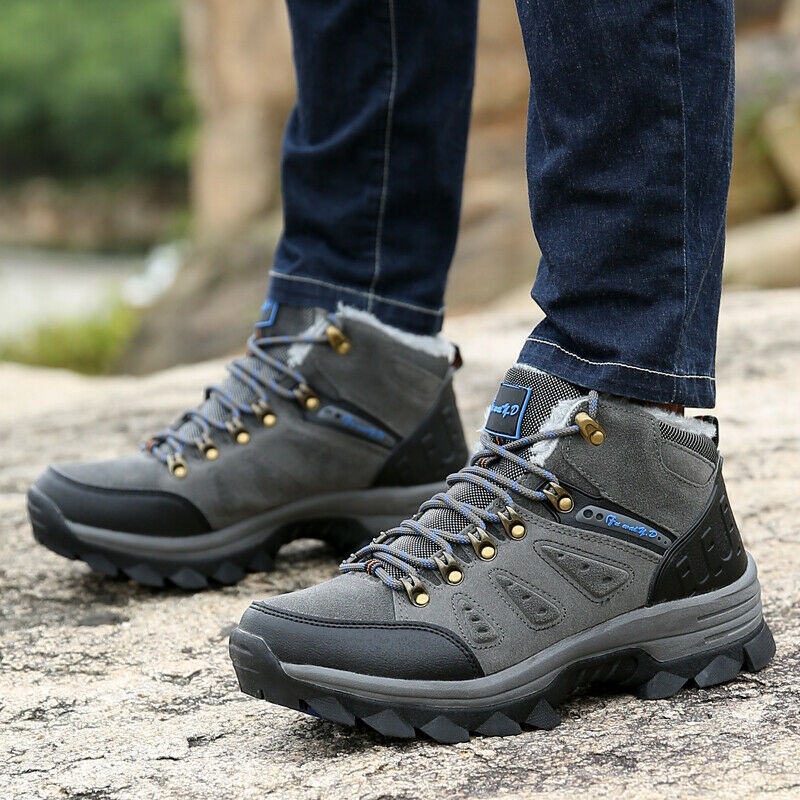 Men's Water-Resistant Winter Hiking Boots