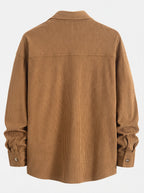 Men's Corduroy Shirt and Cargo Jogger Set