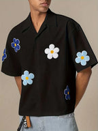 Men's Floral Short Sleeve Shirt