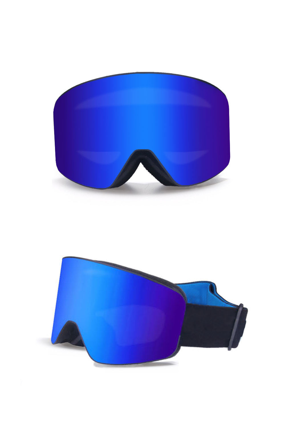 Men's Dual-Lens Ski Goggles – Anti-Fog UV-Protective Wind-Resistant