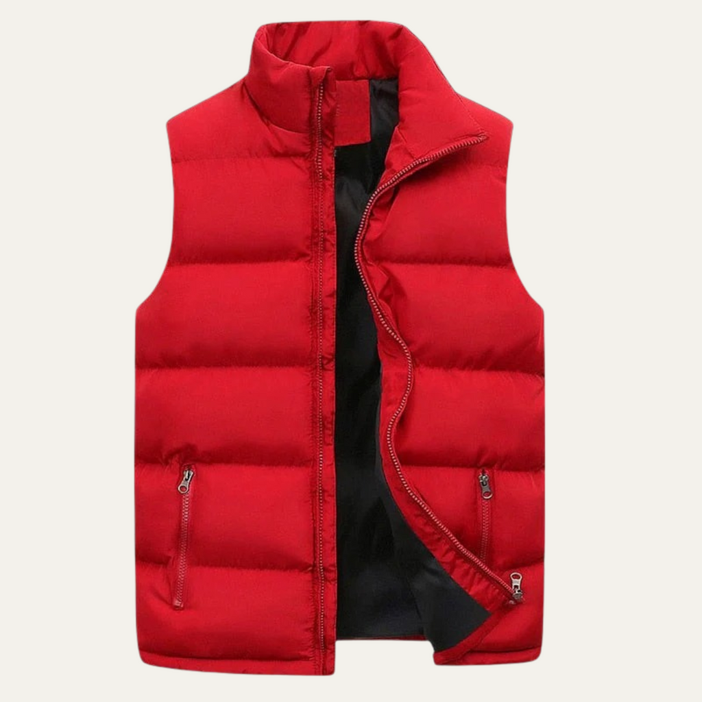 Men's Padded Puffer Gilet – Lightweight Quilted Vest