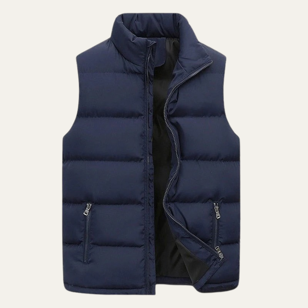 Men's Padded Puffer Gilet – Lightweight Quilted Vest