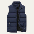 Men's Padded Puffer Gilet – Lightweight Quilted Vest