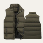 Men's Padded Puffer Gilet – Lightweight Quilted Vest