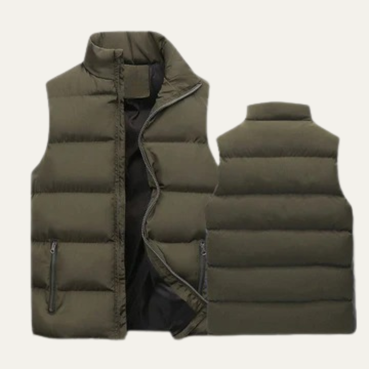 Men's Padded Puffer Gilet – Lightweight Quilted Vest