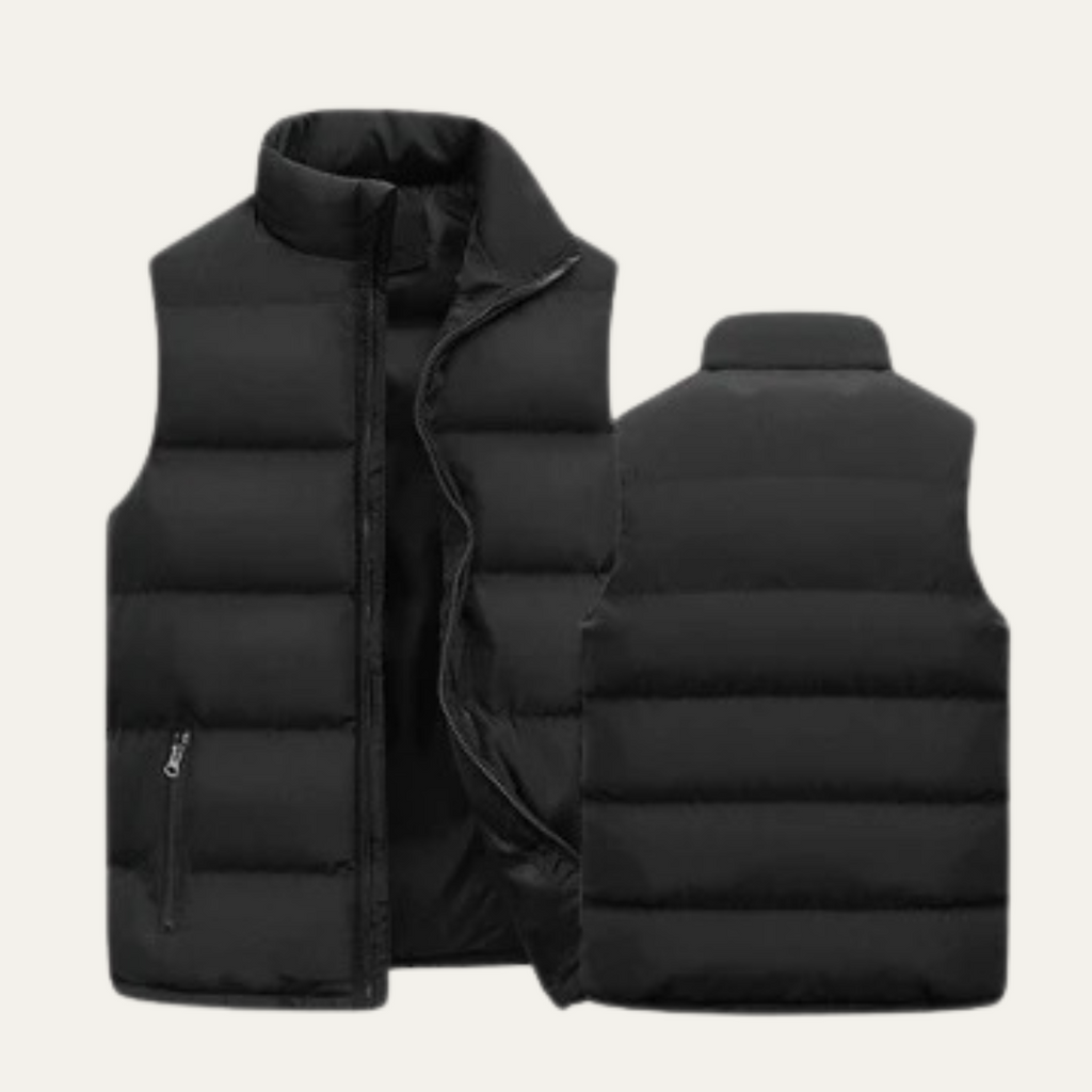 Men's Padded Puffer Gilet – Lightweight Quilted Vest