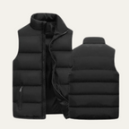 Men's Padded Puffer Gilet – Lightweight Quilted Vest