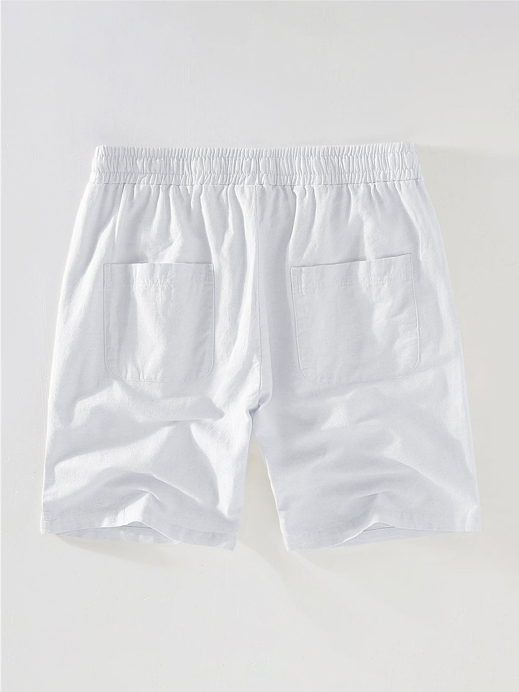 Men's Mesh Cuban Shirt Set – linen-look Blend Drawstring Shorts