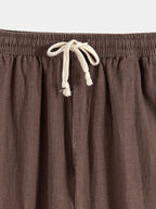 Men's Open-Knit Shirt and Trouser Summer Set