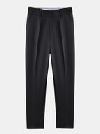Men's Textured Zip Polo and Slim Trouser Set