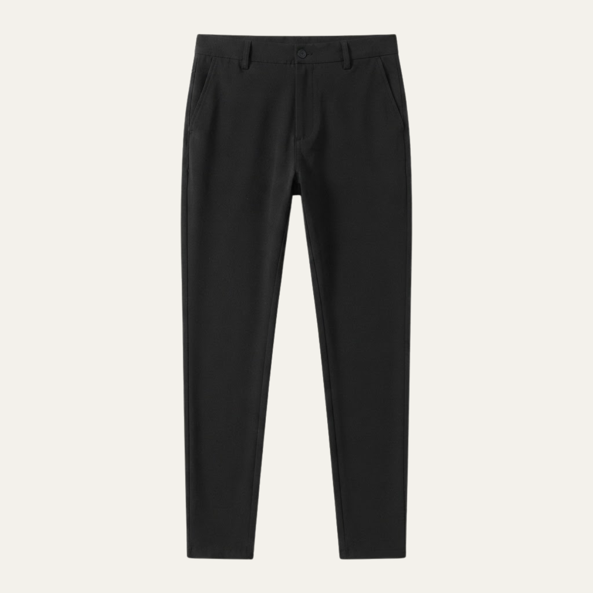Men's Slim-Fit Stretch Dress Trousers – Flat Front