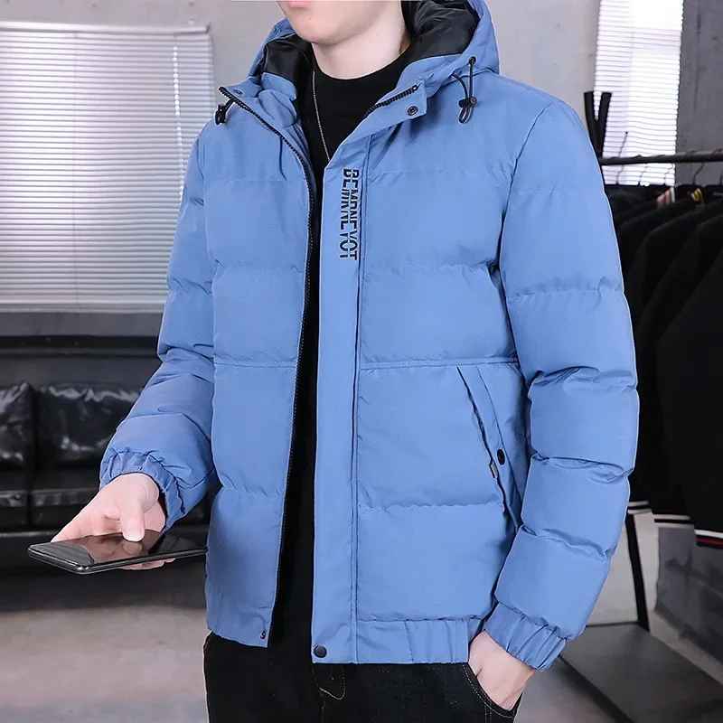 Men's Hooded Puffer Winter Jacket – Warm Padded Everyday Layer