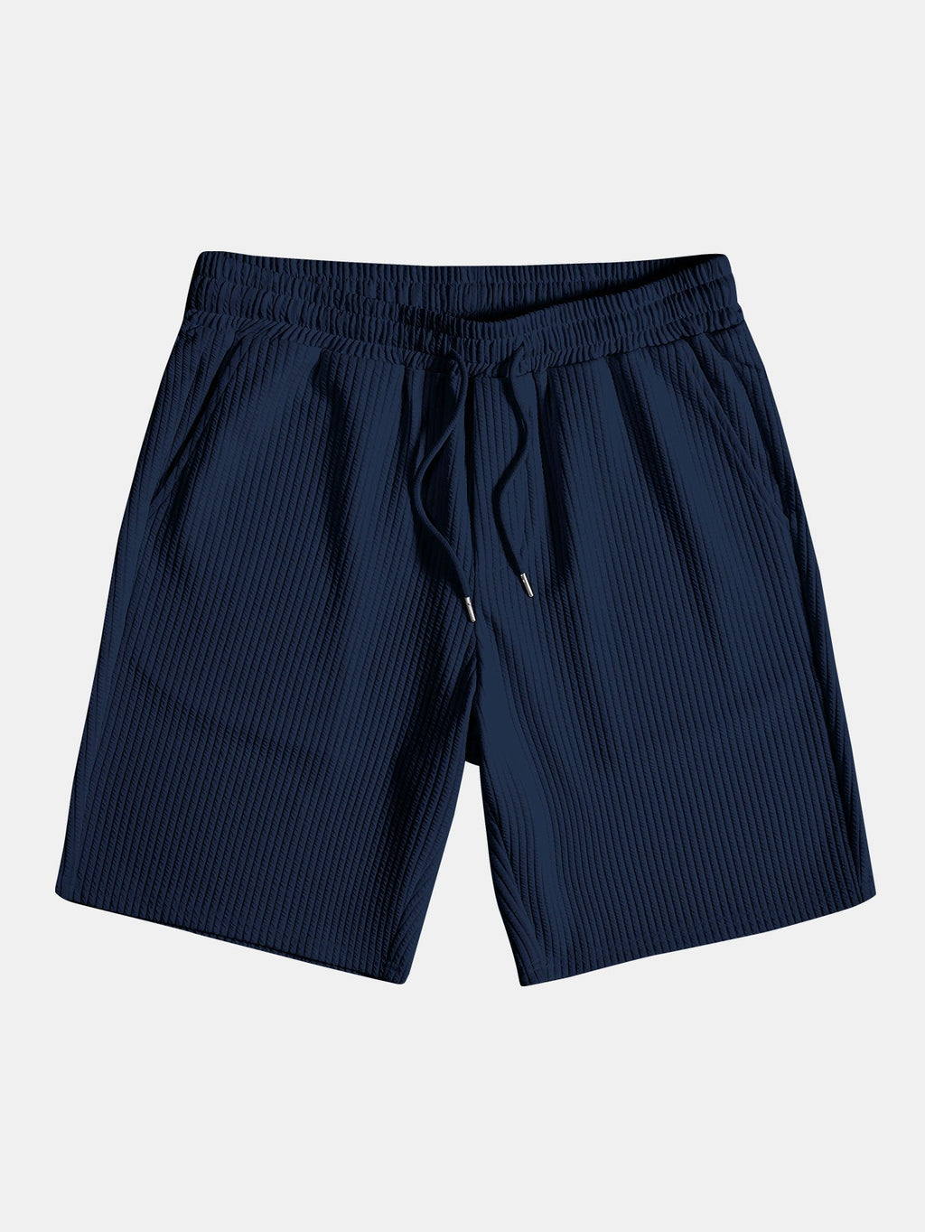 Men's Muscle Fit Ribbed Shirt and Shorts Set