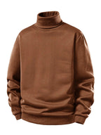 Men's Fleece-Lined Turtleneck Sweatshirt