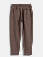 Men's Open-Knit Shirt and Trouser Summer Set
