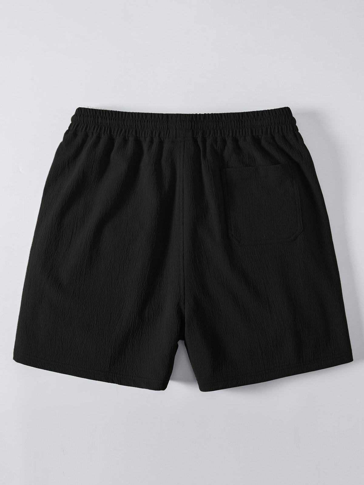Men's Eyelet Jacquard Shirt and Shorts Resort Set