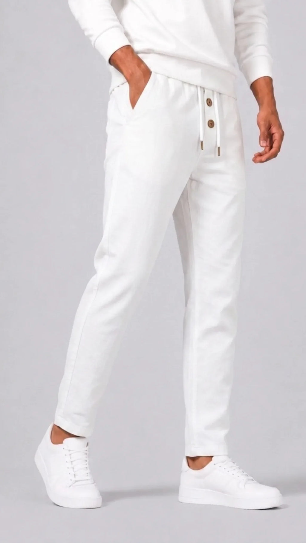 Men's Chinos with Elasticated Waist
