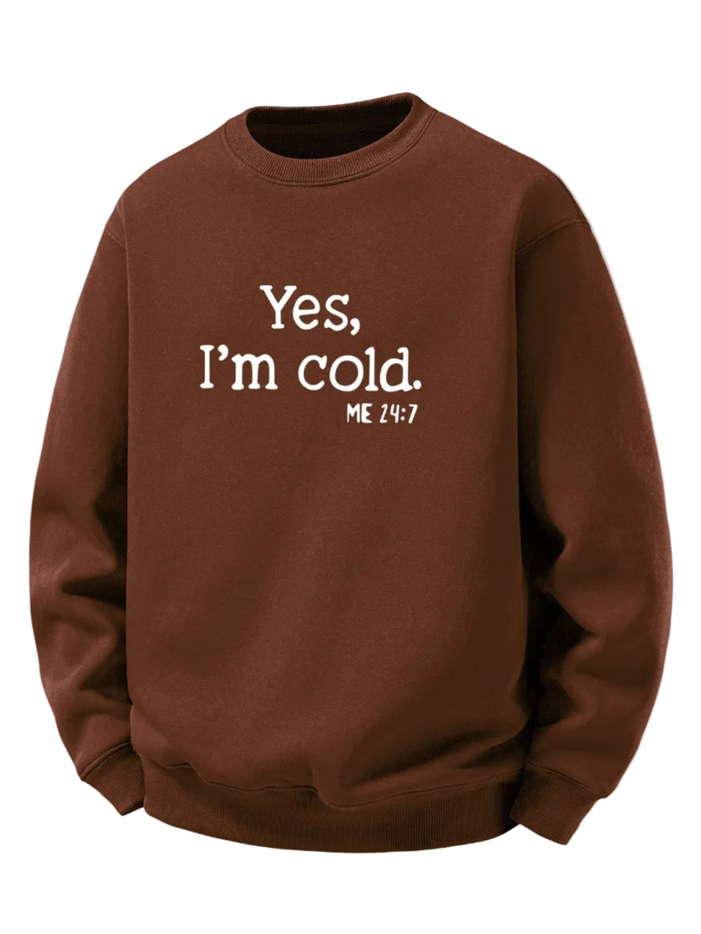 Men's Sherpa Fleece Lined Printed Sweatshirt