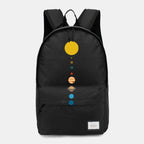 Unisex Moon Phase Oxford Backpack – Casual School Bag