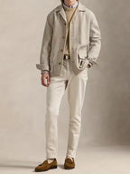 Men's Herringbone Trench Coat