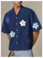 Men's Floral Short Sleeve Shirt