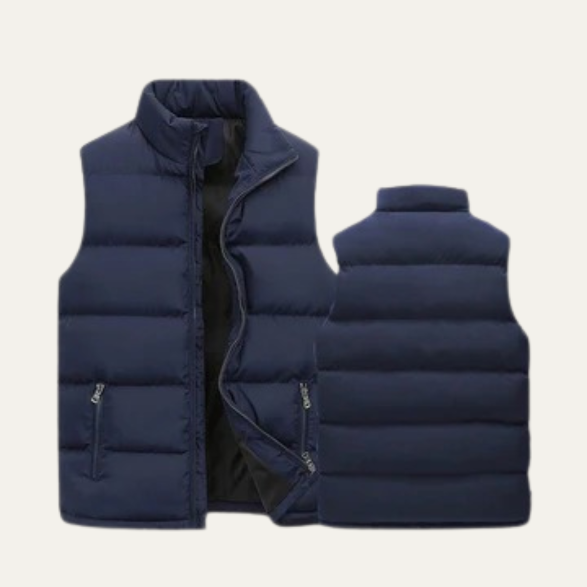 Men's Padded Puffer Gilet – Lightweight Quilted Vest